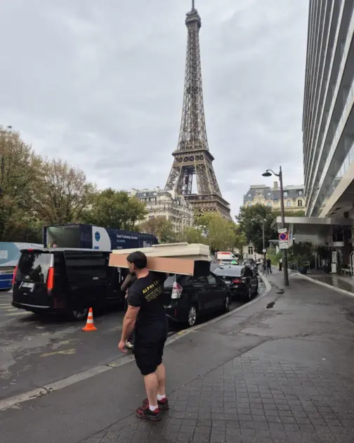 Paris event crew